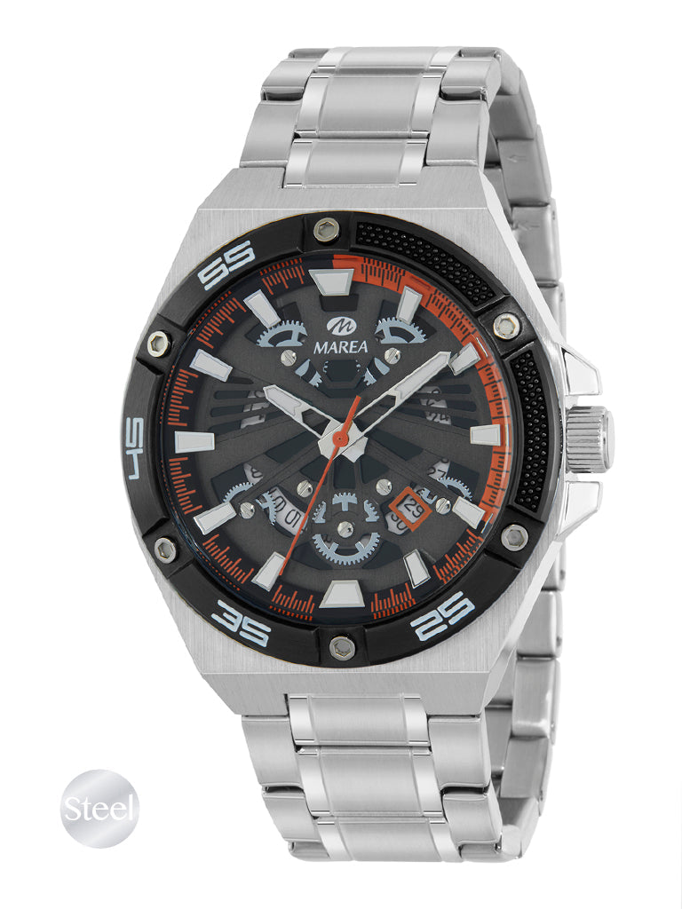 Marea Mens Steel Watch