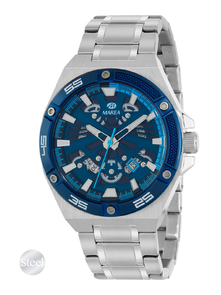 Marea Mens Steel Watch