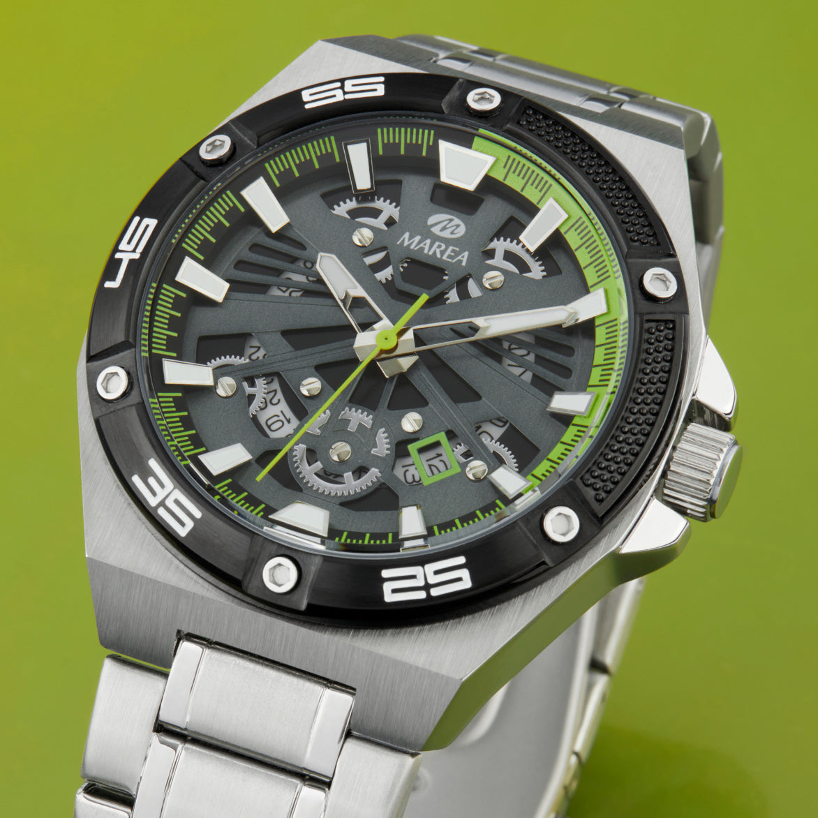 Marea Mens Steel Watch