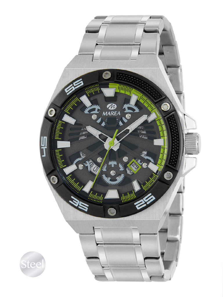 Marea Mens Steel Watch
