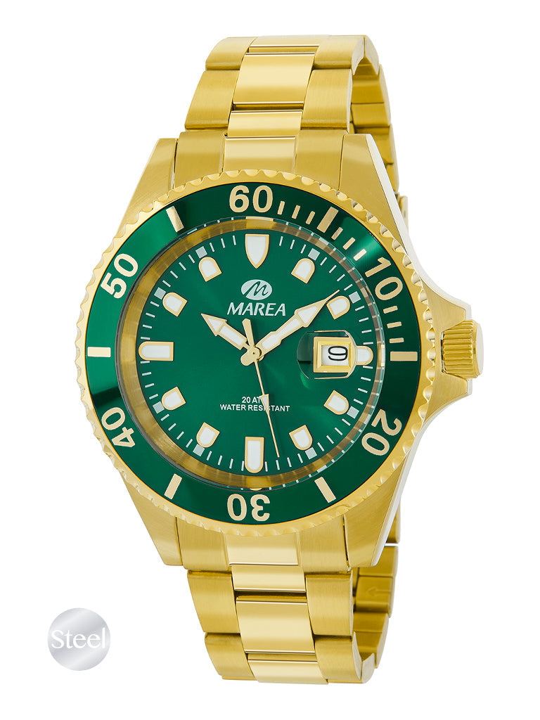 Marea Mens Steel Watch
