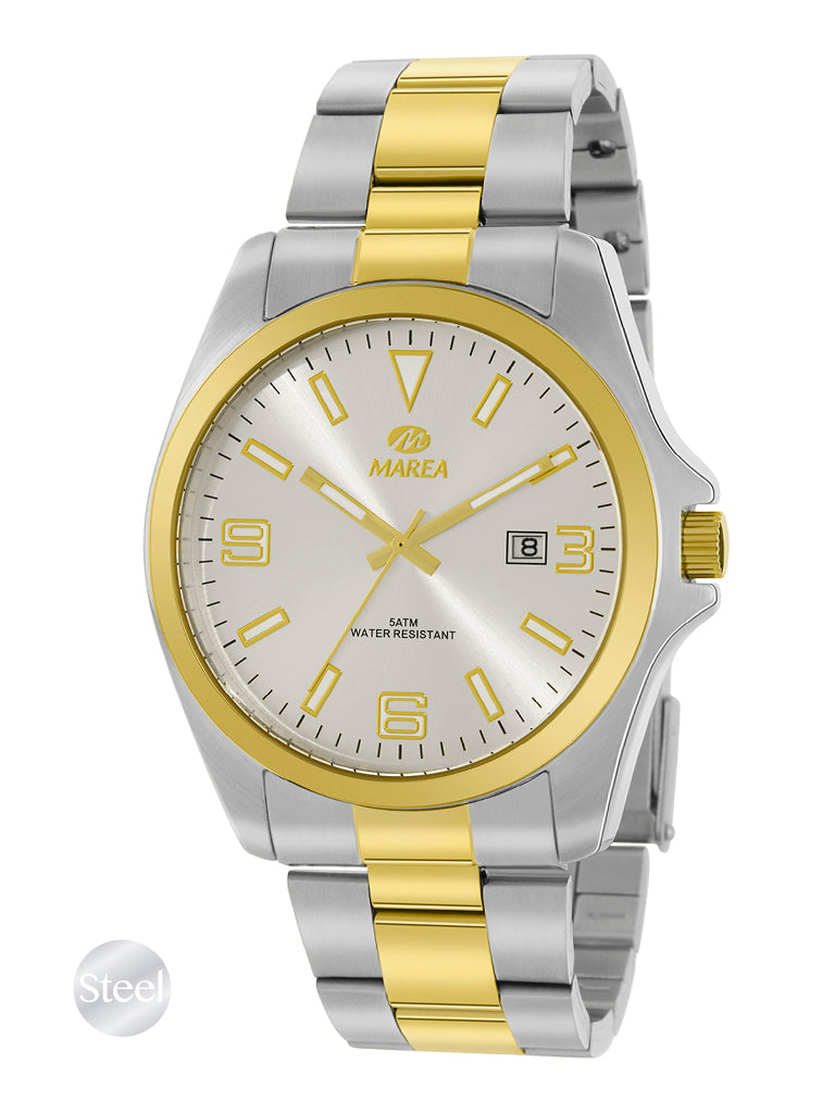 Marea Mens Steel Watch