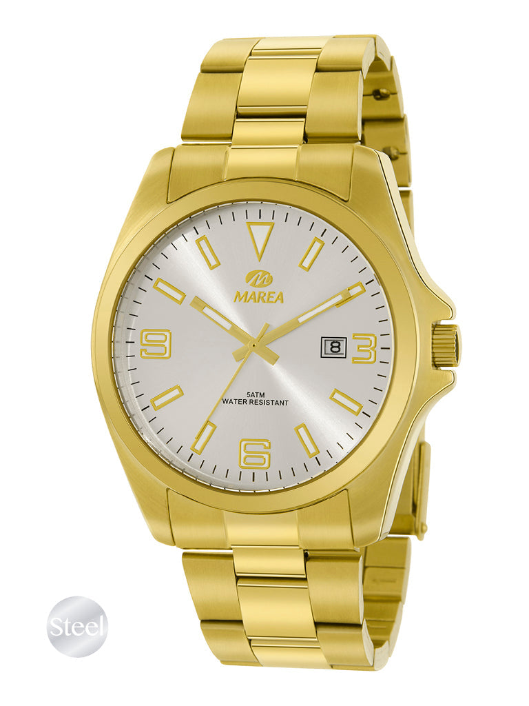 Marea Mens Steel Watch