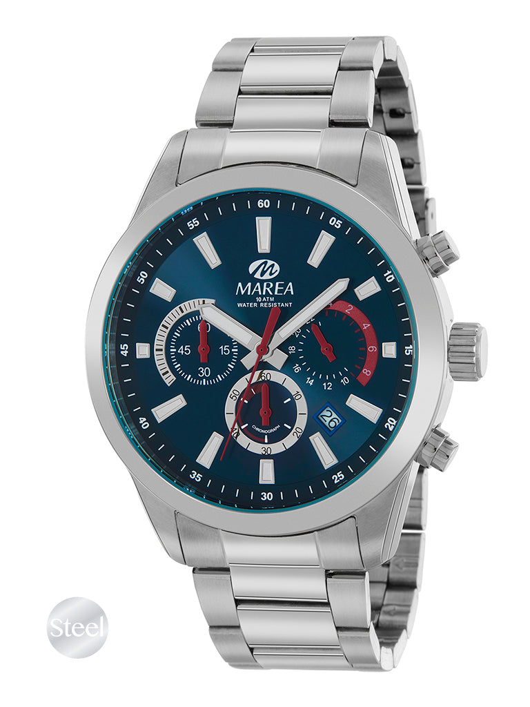 Marea Mens Steel Watch