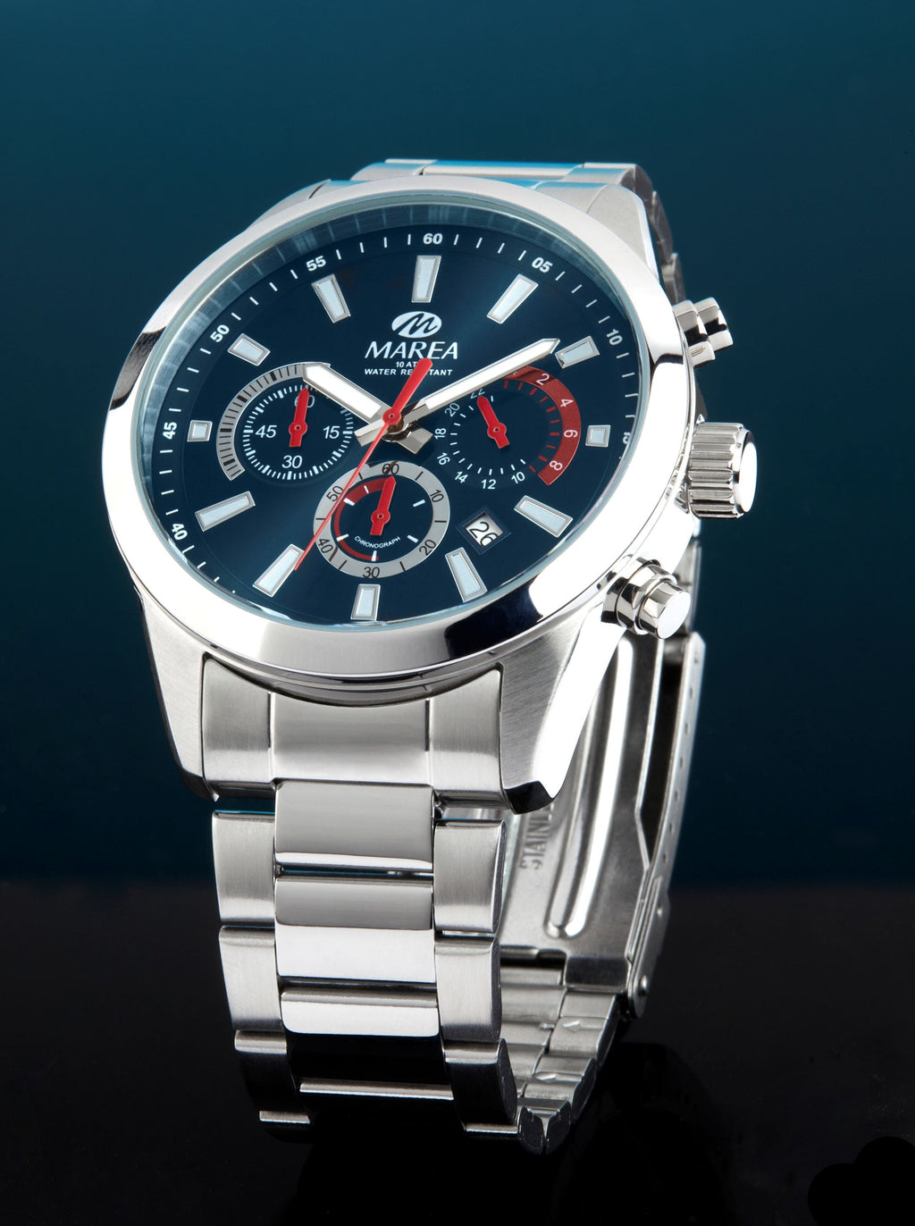 Marea Mens Steel Watch
