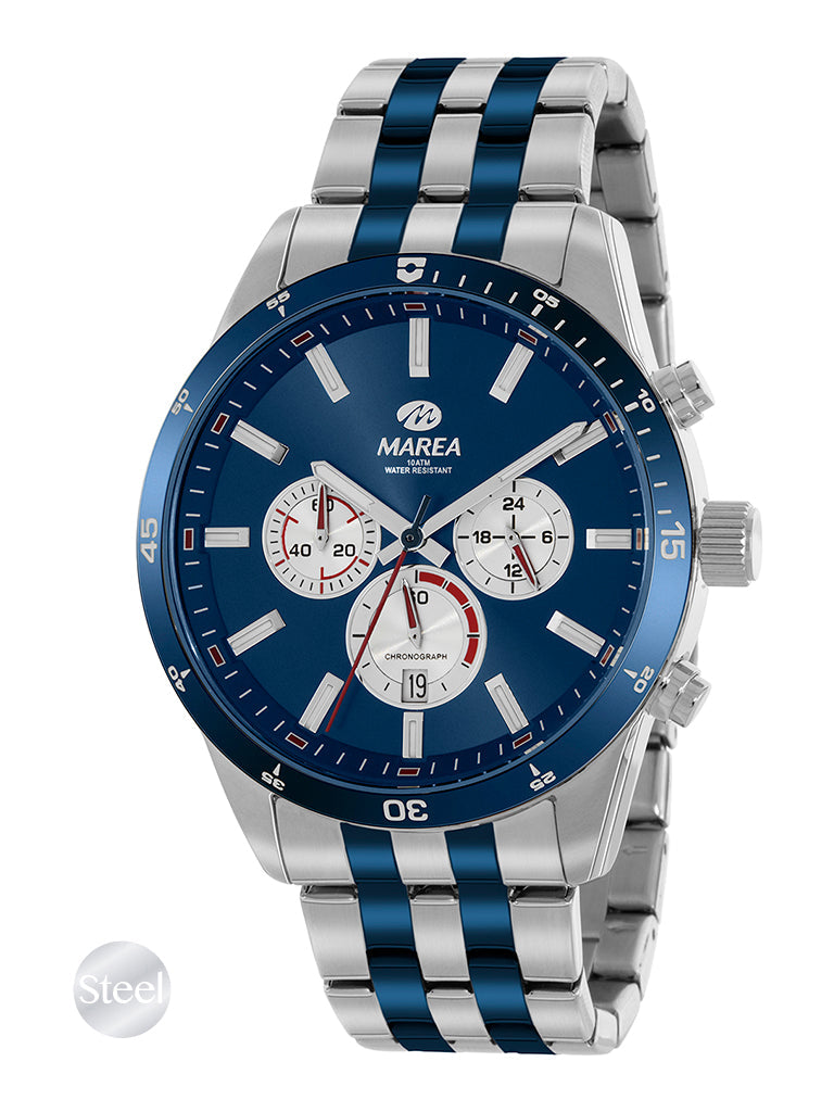 Marea Mens Steel Watch