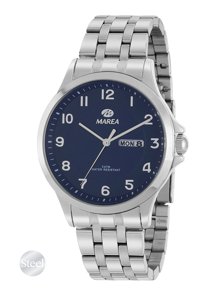 Marea Mens Steel Watch