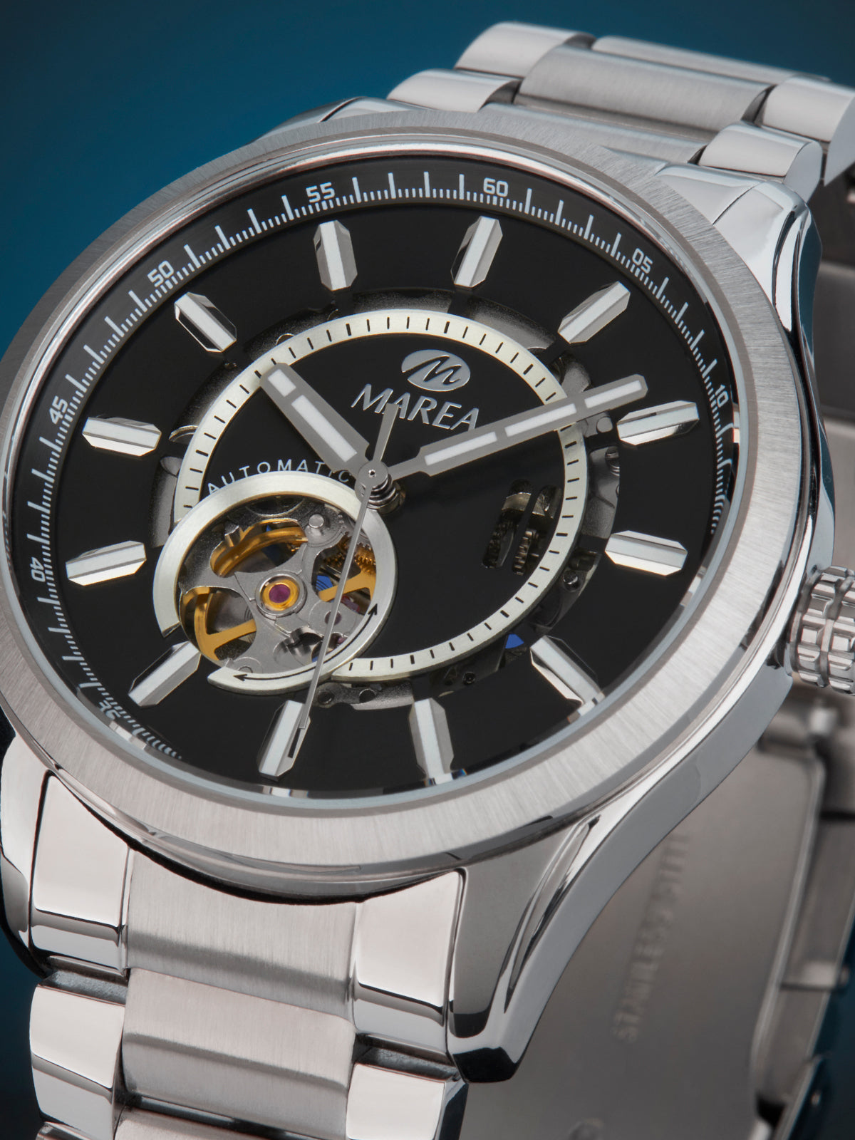 Marea Mens Steel Watch